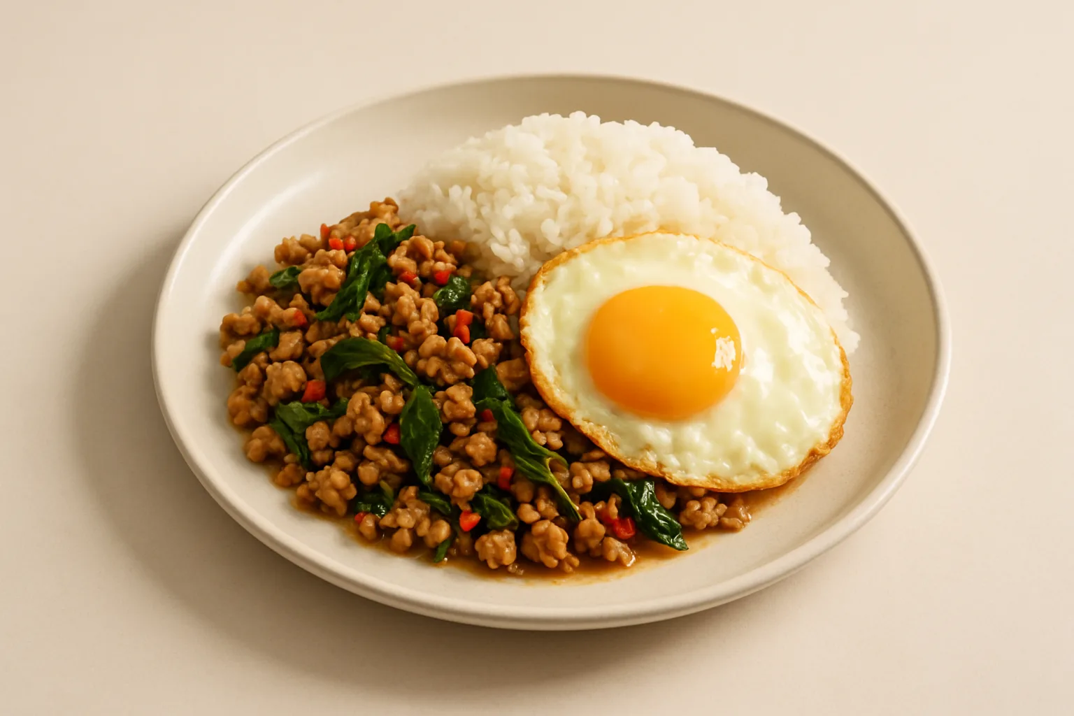 Pad Krapow Gai (Thai Holy Basil Chicken Stir-Fry)