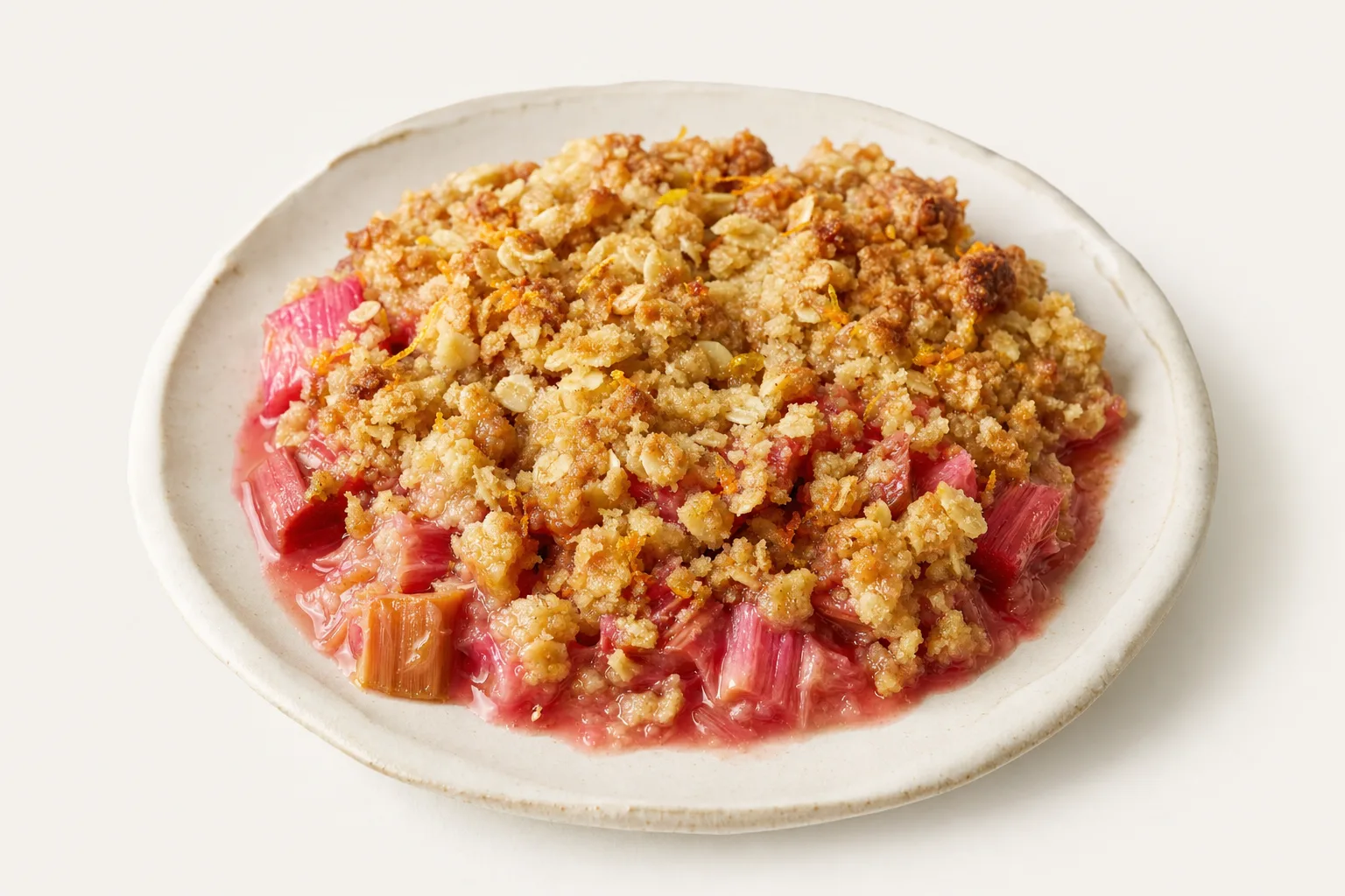 Rhubarb Crumble