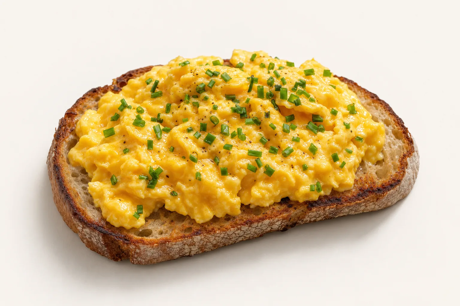 Scrambled Eggs on Toast