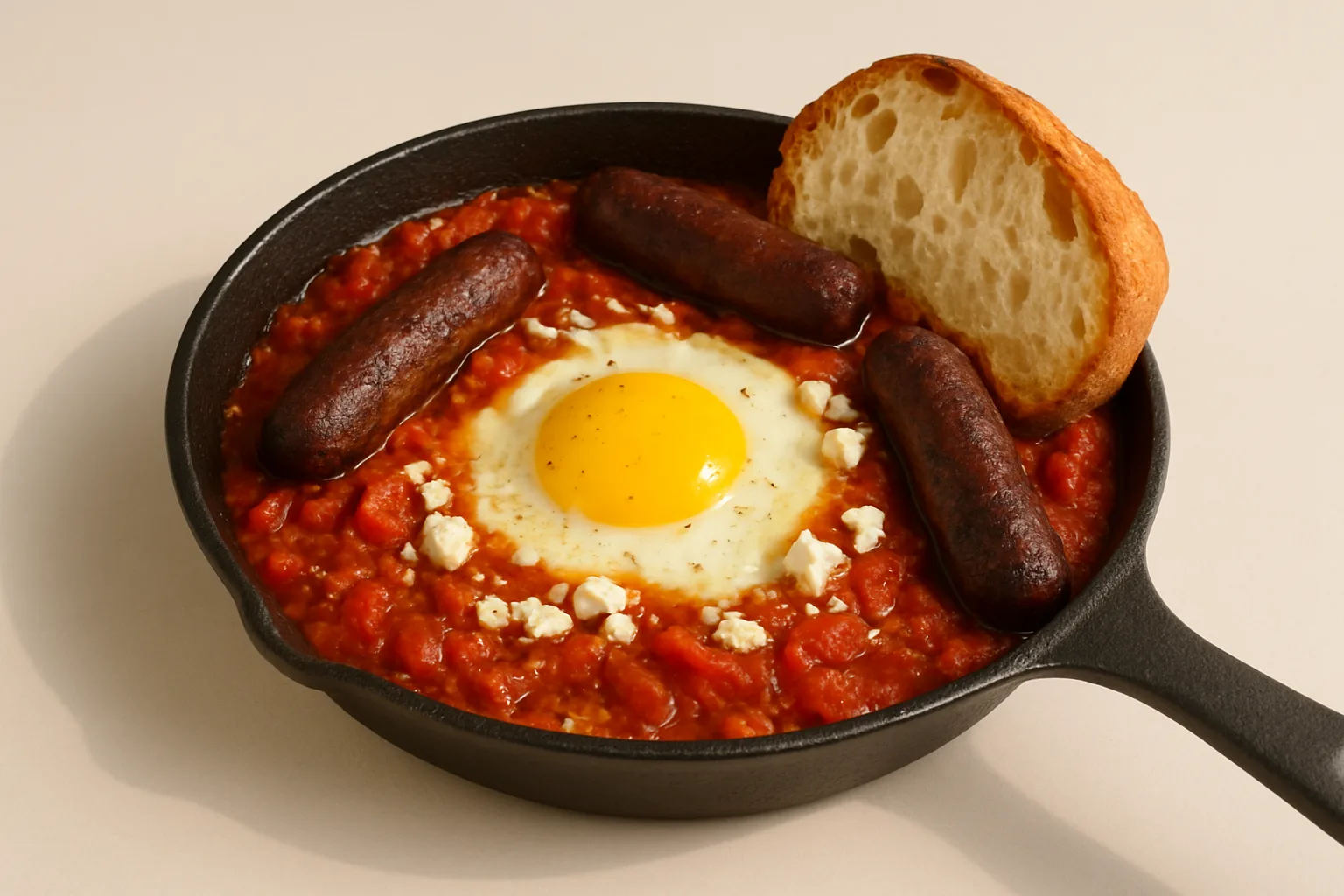 Shakshuka with Merguez